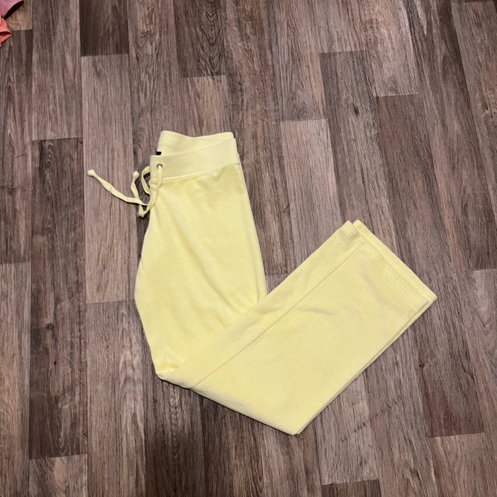 Juicy Couture Yellow Flare Pants